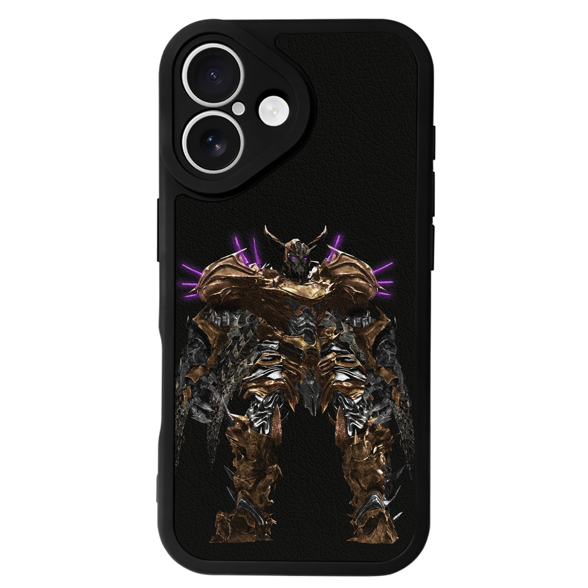 （画像用） Transformers トランスフォーマー 【iPhone 16シリーズ対応】シリコンスマホケース（レザー調） 材質：シリコン